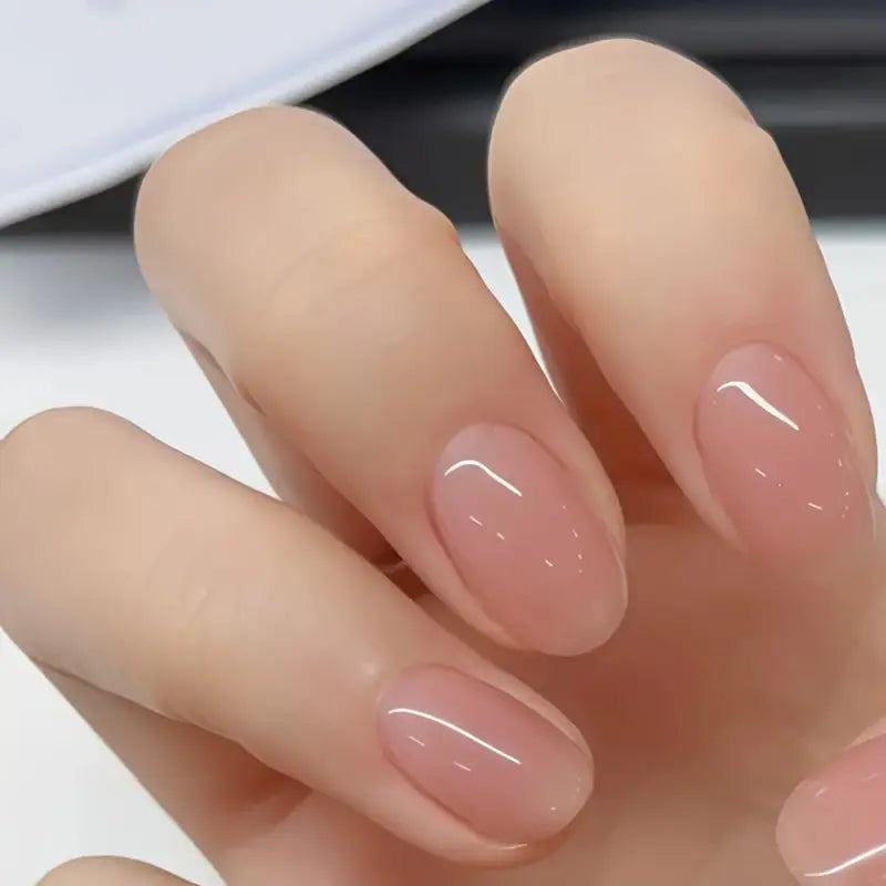 Natural Pink Nail Strengthener - 10 Ml Nail Care Treatment, Transparent Hue, Long-Lasting Shine, Strength Enhancement, Smooth Application, Healthy Finish
