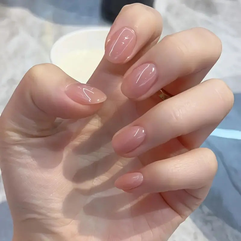 Natural Pink Nail Strengthener - 10 Ml Nail Care Treatment, Transparent Hue, Long-Lasting Shine, Strength Enhancement, Smooth Application, Healthy Finish